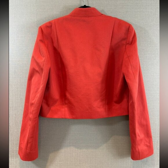 KOTN Orange Short Waisted Cropped Blazer - Picture 3 of 10